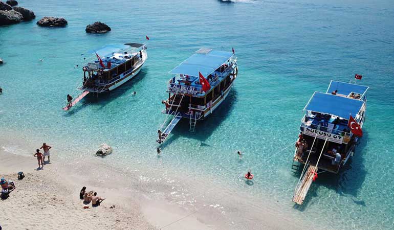 Adrasan tekne turu - Suluada plajı