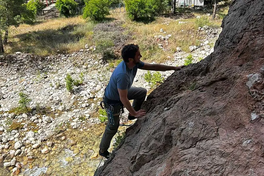 Cirali rock climbing - safe climbing with professional guide